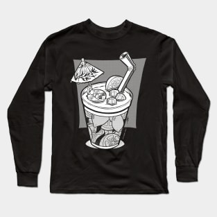 Float (Black & White) Long Sleeve T-Shirt